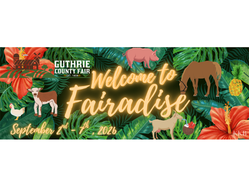 Logo for 2026 Guthrie County Fair